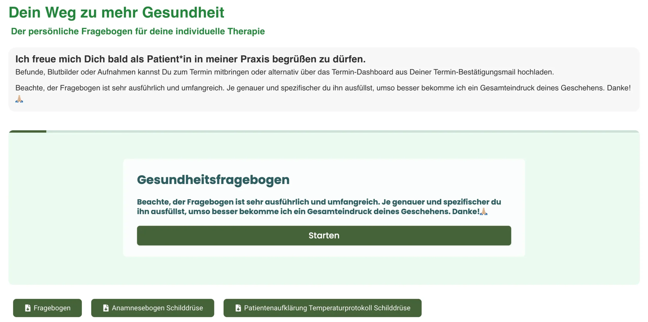 Anamnesebogen
